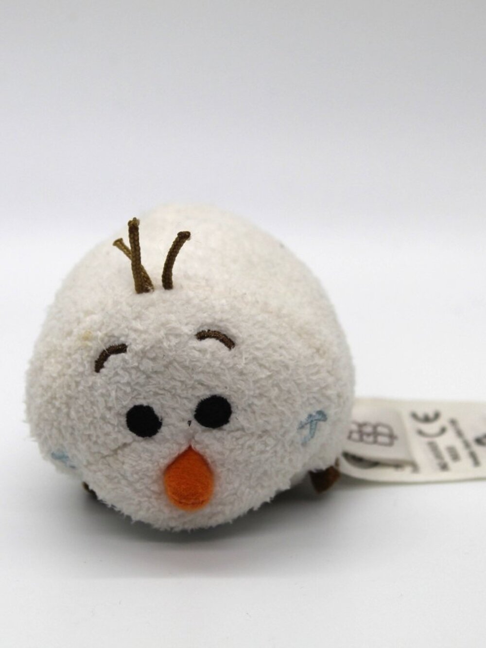 Disney Tsum Tsum Frozen Olaf Snowman White Bean Bag Stackable Plush Toy 3.5"